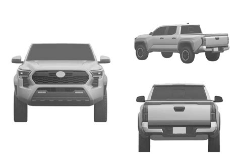 toyota tacoma leaked|2024 Toyota Tacoma Patent Images Leak Onto the。